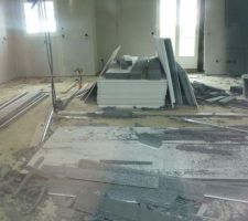 Une maison en chantier