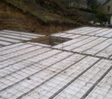 Pr&eacute;paration du plancher rector isol&eacute;