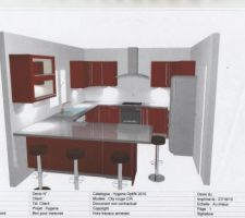 Future cuisine - modèle City de chez Hygena
