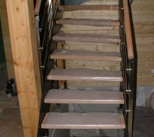 Escalier prot&eacute;g&eacute;