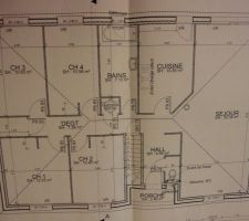 Voici le plan de la maison