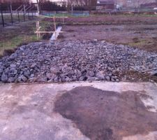 Fondation avec acc&egrave;s chantier