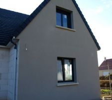 Enduit extérieur gris perle de chez W