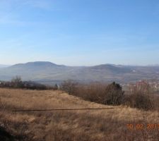 Le terrain va jusqu'au trait noir, pas au-delà (dommage !!)