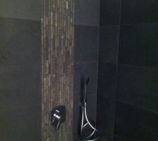 Douche installée