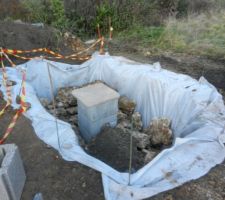 Cr&eacute;ation du puits perdu