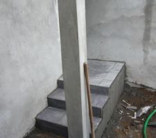 Carrelage de l escalier de l entr&eacute;e