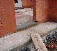 Seuil de la porte d'entrée