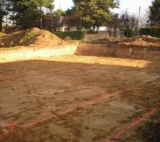 Fin du terrassement
