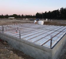 A la veille de couler la dalle