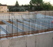 Mise en place des hourdis