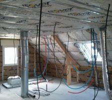 Isolation des combles maison A