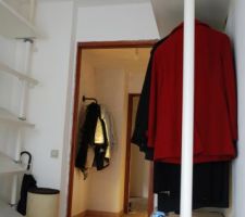 L'entrée avant que je prenne la masse.