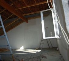 Dépose du plafond en lambris