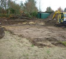 Terrassement fait par nos soins