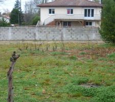 Face nord du terrain