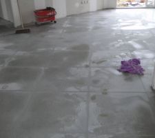 Carreaux 60/60 les joints viennent juste d?être fait