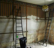 Piece 3 - Après dépose fibro. suppression des armatures