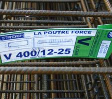 Detail du ferraillage.