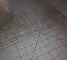 Renfort pour un des angles de la maison