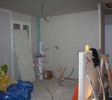 Vue de la futur cuisine