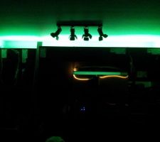 Bandeau de LED vert