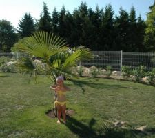 C' est bon les vacances à Monteils chez tata piscine.
