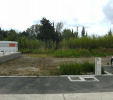 Voil&agrave; l'emplacement de notre future maison.