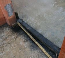 Seuil de la porte d'entr&eacute;e