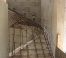 Ferraillage de l'escalier