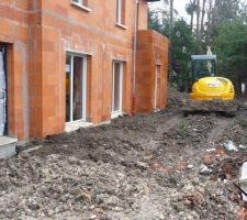 Terrassement en cours