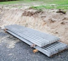 Arrivée des poutrelles