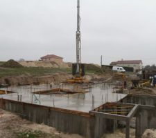 La dalle enfin en place