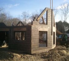 El&eacute;vation des pignons