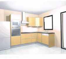 Plan de cuisine hygena