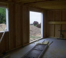 La baie vitrée vue de l interieur