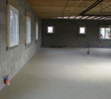 Chape technisol high tech vue coin nuit SDB