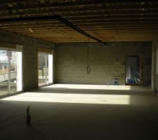 Chape technisol Salon SAM avec soleil