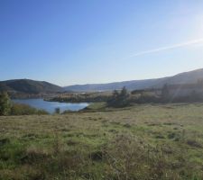 Vue sud ou sera tourné la maison