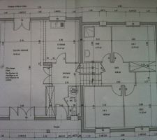 Plan des pieces à vivre.