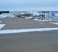 Affichage du panneau de permis de construire
