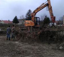 Terrassement et implantation de la maison