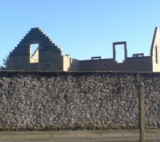 Mur de la  propriété coté ouest