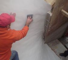 Pon&ccedil;age du support pl&acirc;tre