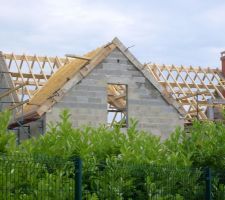 Coffrage pour les arases de pignons