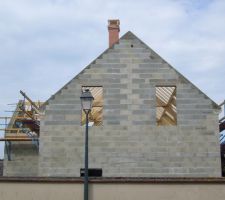 Arase de pignon bien plane à 45°