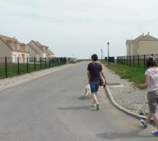 Visite du lotissement.