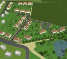 Le lotissement am&eacute;nag&eacute; par LOTICIS