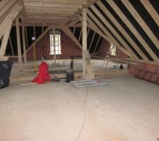 Vu de la quasi totalité de l'étage...