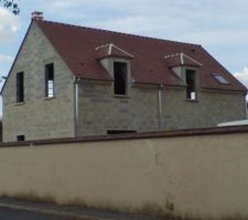 Appui-fenêtres façade arrière terminés